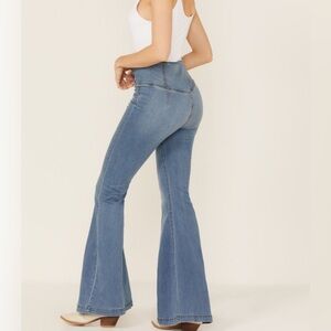 Women's Blue Flared Jeans